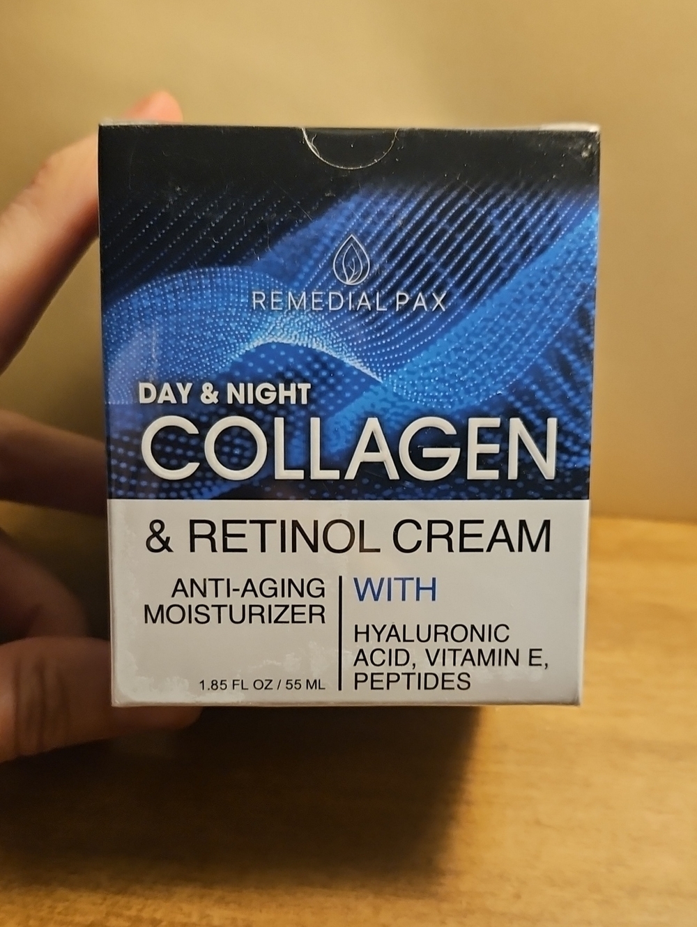 Day & Night Collagen & Retinol Cream - Blue Anti-Aging Moisturizer
